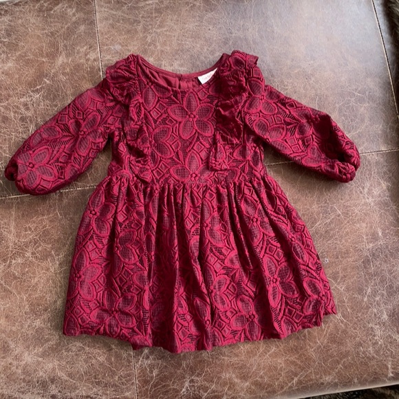 Cat & Jack, 2T, Red Dress - Picture 1 of 3
